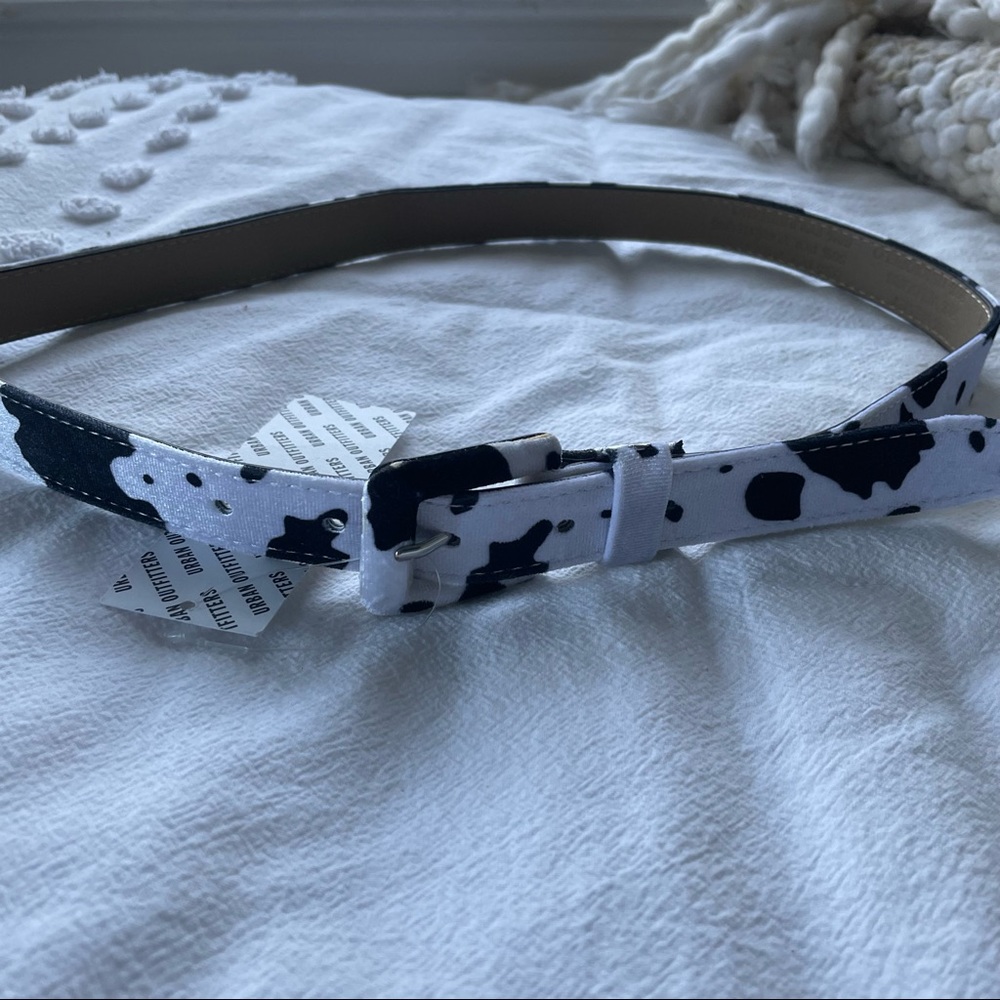 Urban Outfitters Cow Print belt